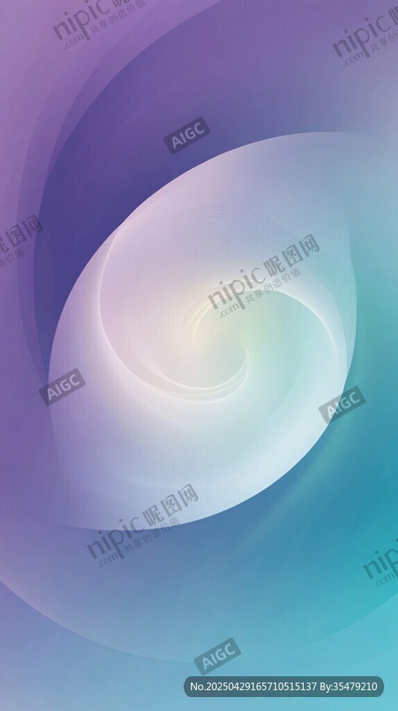夢幻漸變旋渦背景圖案