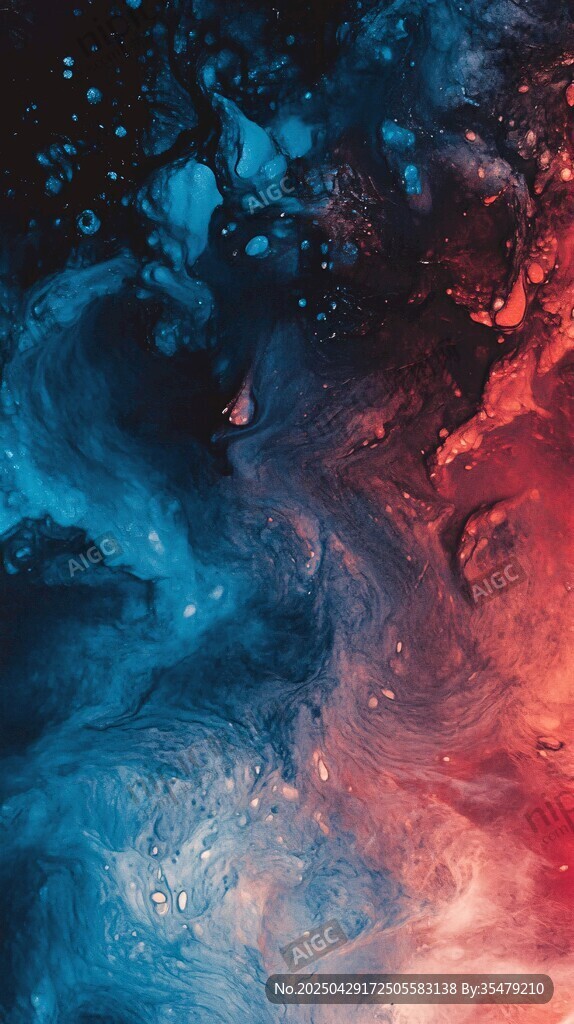 夢(mèng)幻絢麗的色彩流體世界
