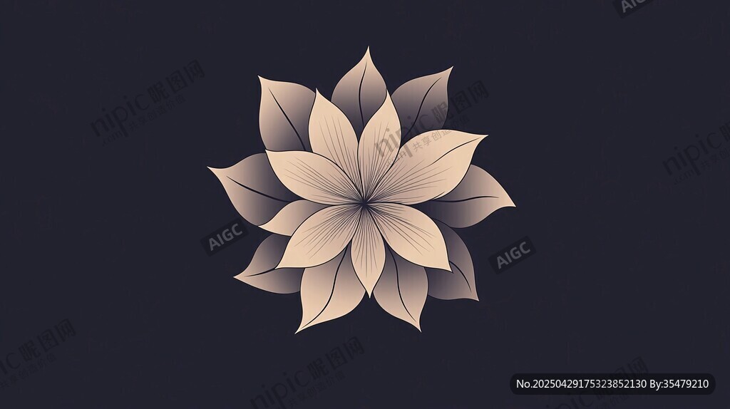 簡(jiǎn)約花朵圖案設(shè)計(jì)