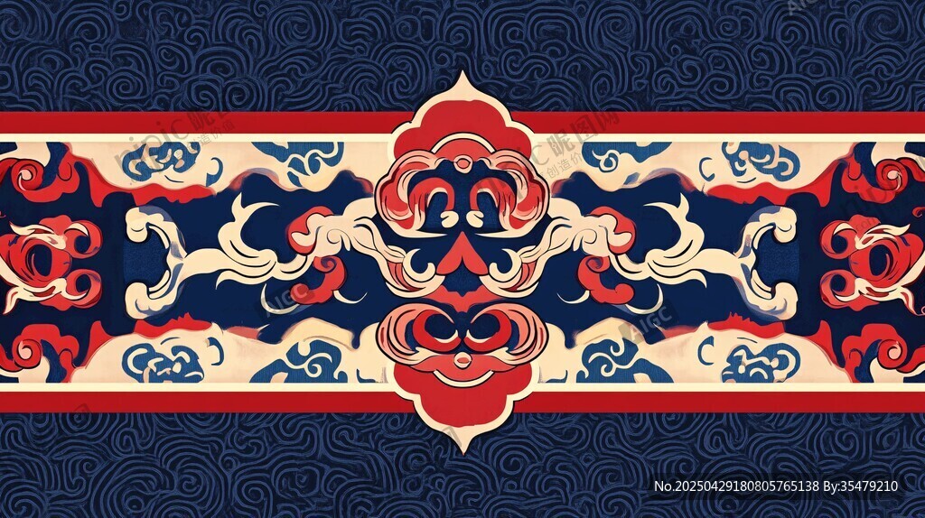 傳統(tǒng)中式精美花紋圖案