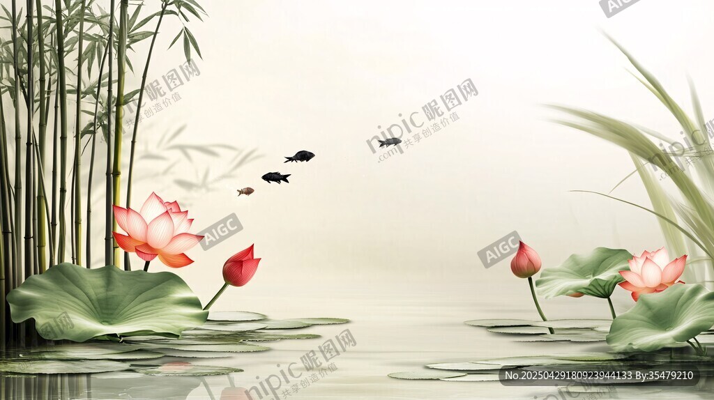 荷塘竹影間的靈動(dòng)景致