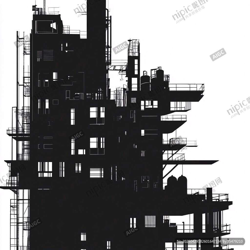 工業建筑剪影