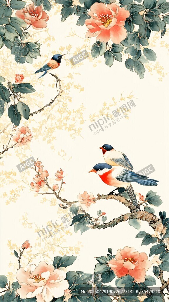 花鳥繪景 雅致中式風(fēng)情