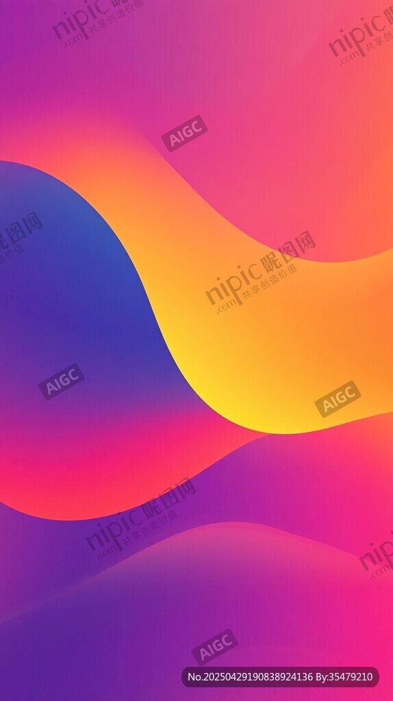 夢幻漸變流體背景圖案