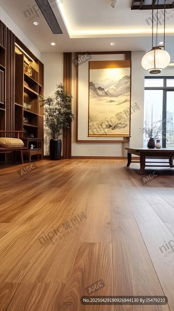 中式客廳木地板優(yōu)雅空間
