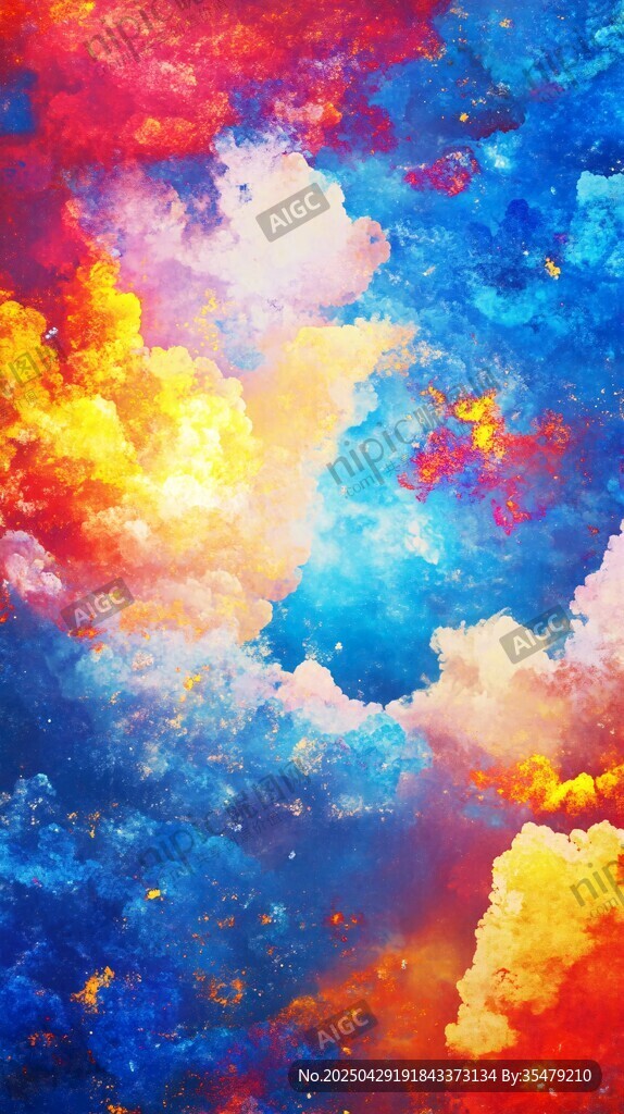 夢幻絢麗天空云彩景象