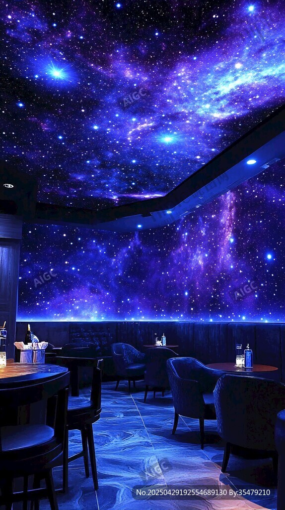 夢幻星空主題浪漫餐廳