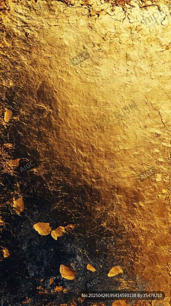 金色斑駁質(zhì)感紋理背景
