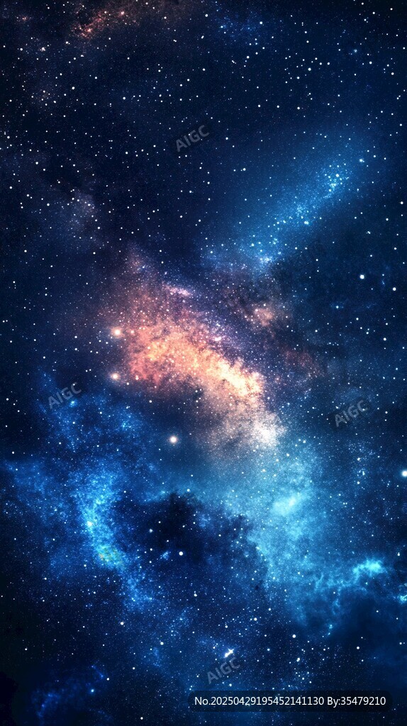 夢(mèng)幻璀璨的深邃宇宙星空