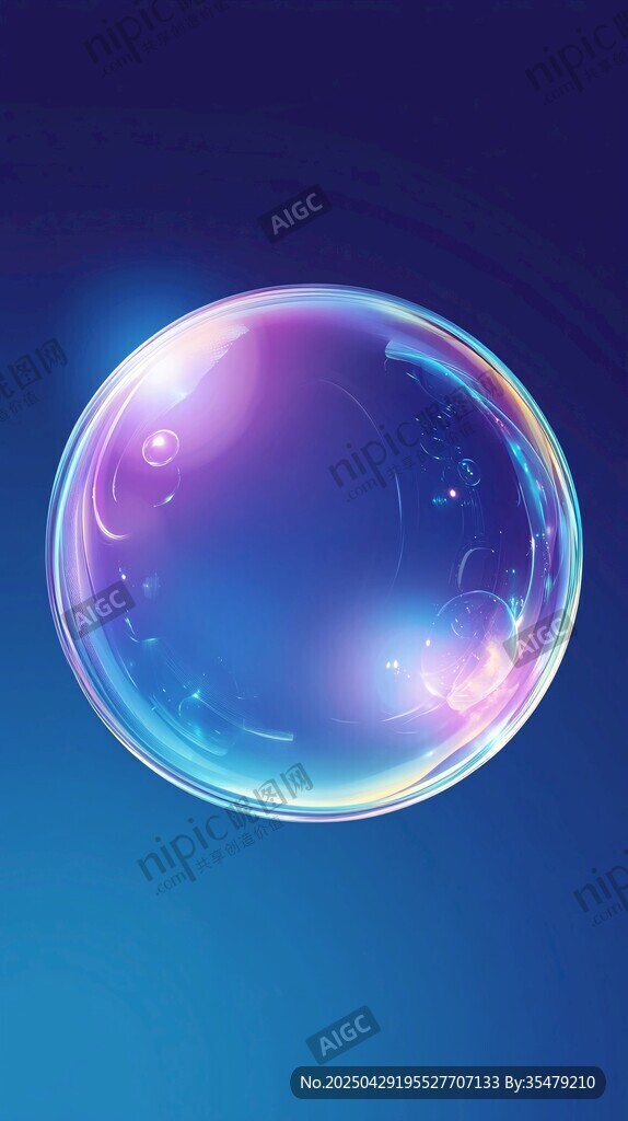 夢幻炫彩透明泡泡