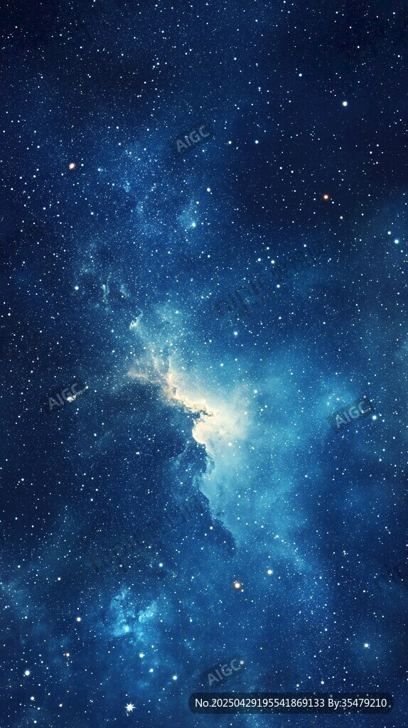 深邃夢幻的璀璨星空