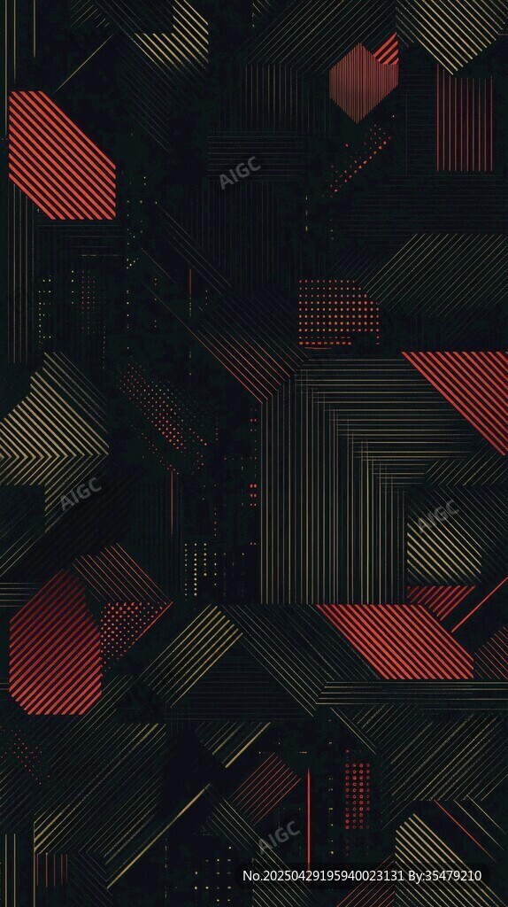 幾何圖案黑色背景抽象設(shè)計(jì)