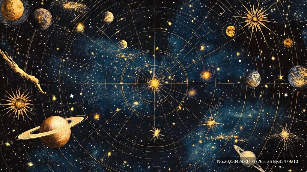 夢(mèng)幻宇宙星空行星景象