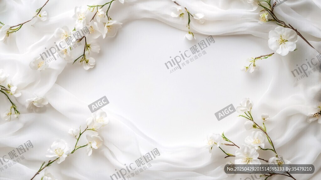 白花繞布營(yíng)造優(yōu)雅氛圍