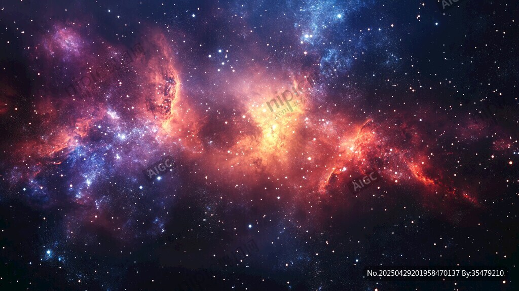夢幻絢麗的浩瀚星云