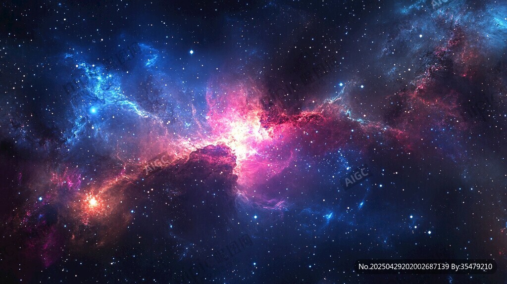 夢幻星云宇宙壯麗景象