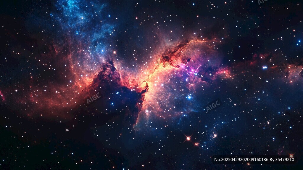 夢幻絢麗的宇宙星云景觀