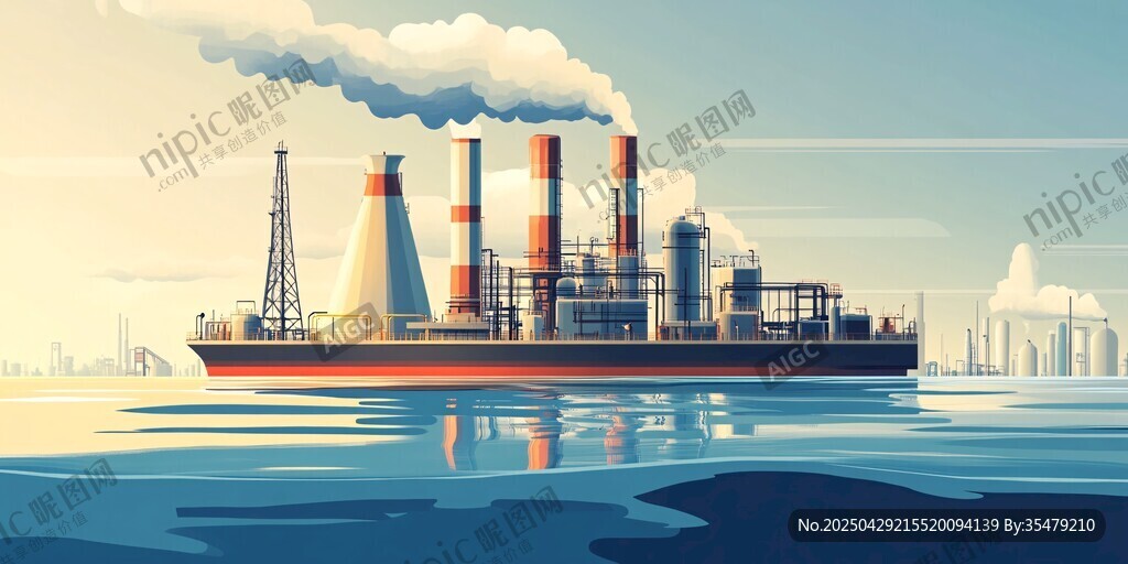 海上工業(yè)船與排放場景