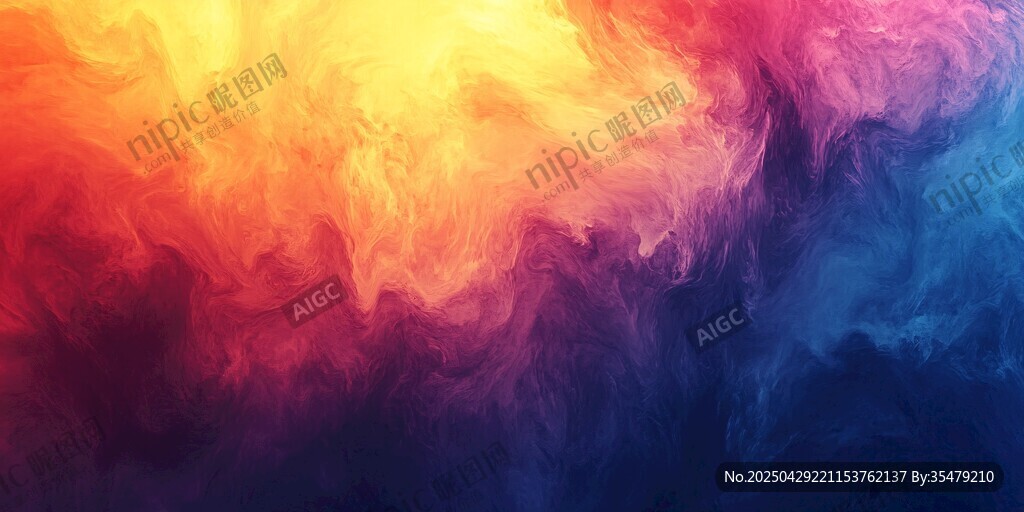 絢麗多彩的夢(mèng)幻色彩背景