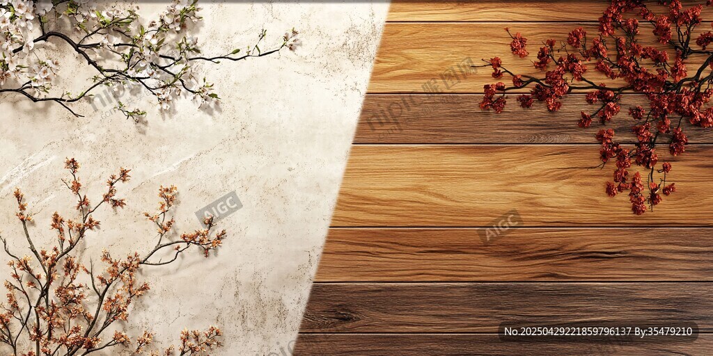 木質(zhì)與花卉的雅致組合