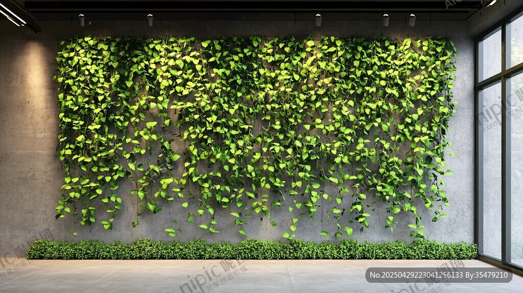 室內(nèi)垂直綠植墻景觀