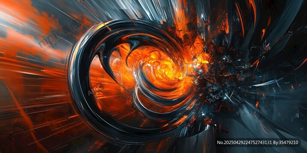 炫酷能量漩渦科幻視覺(jué)特效