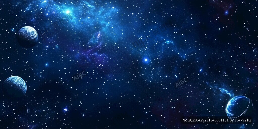 夢幻深邃的浩瀚宇宙圖景