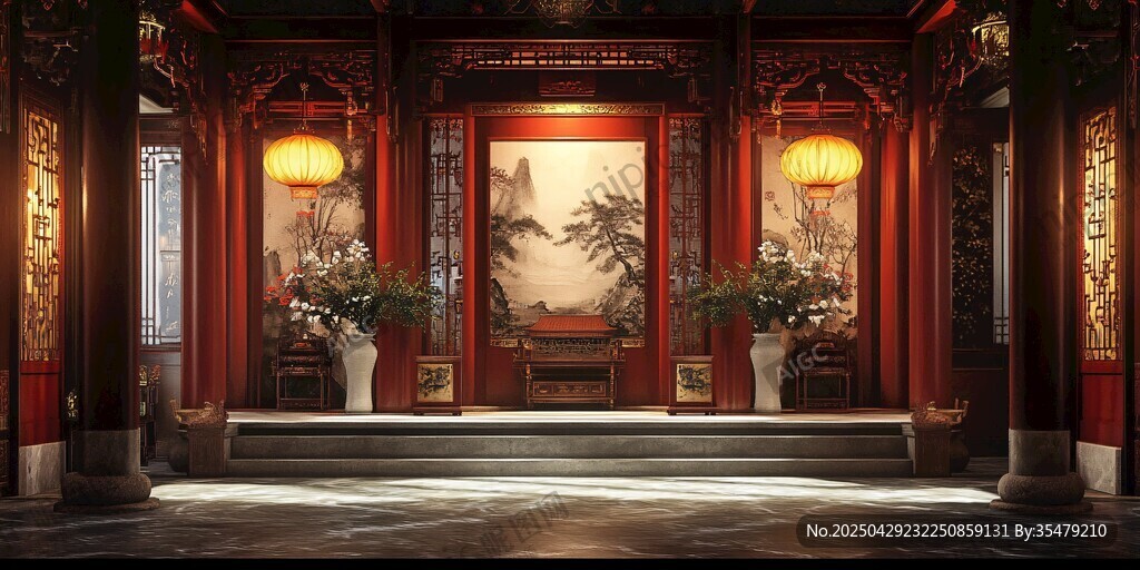 中式古典廳堂 盡顯東方韻味