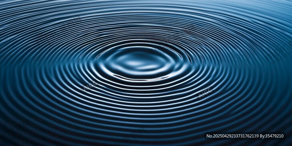 水面漣漪特寫