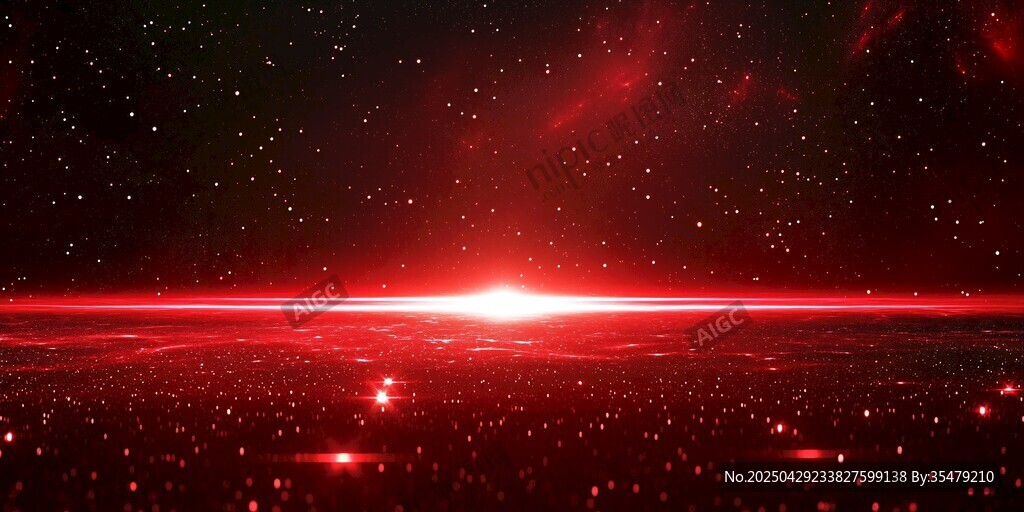 紅色宇宙星空夢(mèng)幻場(chǎng)景