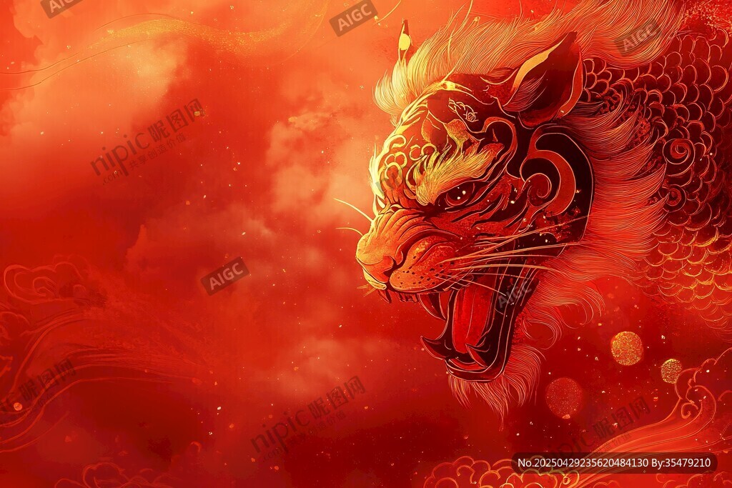 火焰祥虎 中式奇幻風(fēng)采