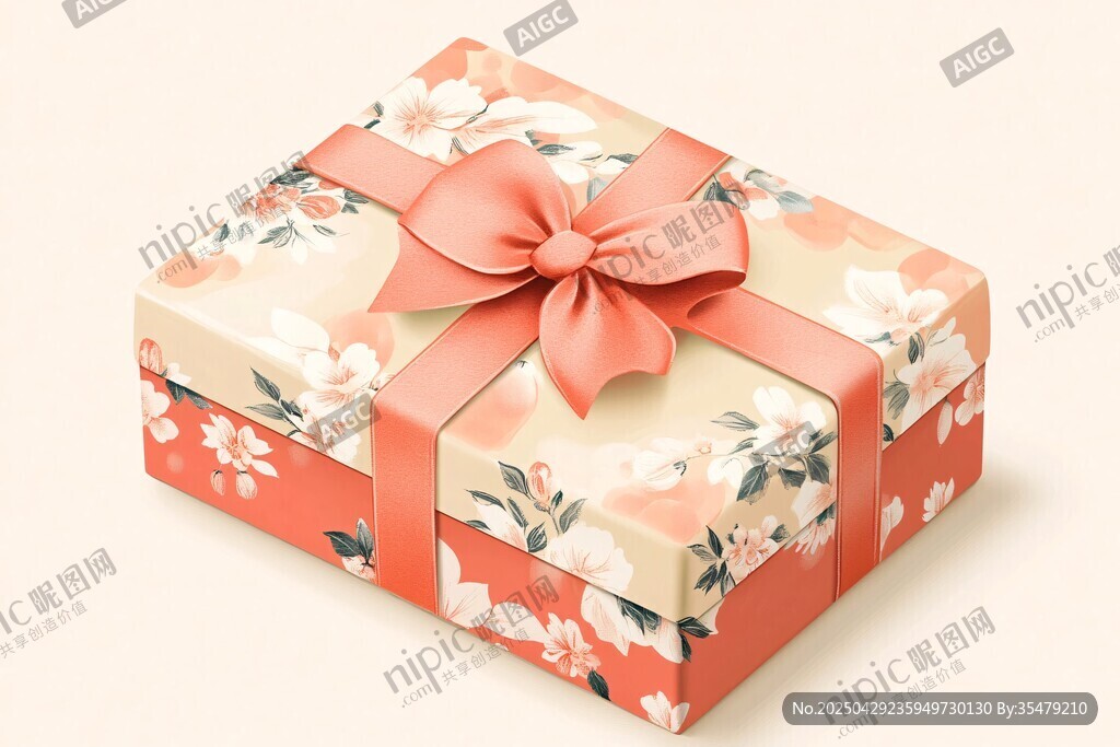 精美花卉圖案禮品盒