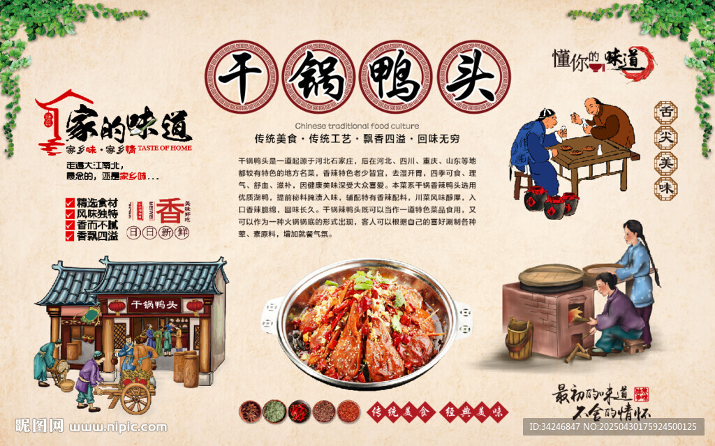 干鍋鴨頭