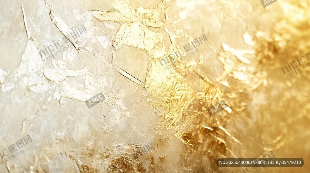金色紋理藝術墻面背景