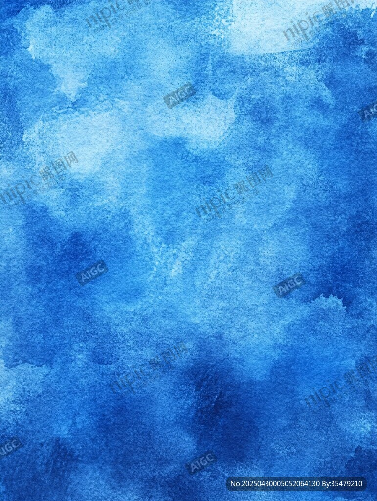 藍色水彩紋理背景圖案