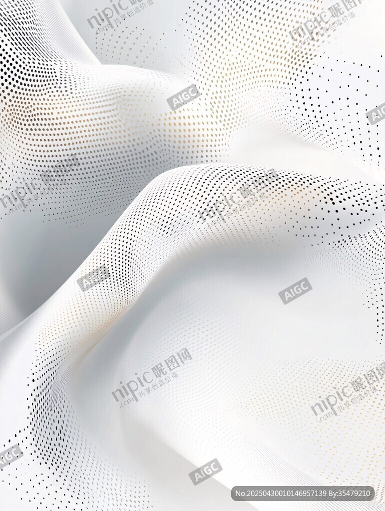 白色動(dòng)態(tài)點(diǎn)線波浪紋理背景