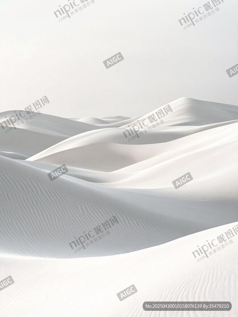 白色沙丘景觀