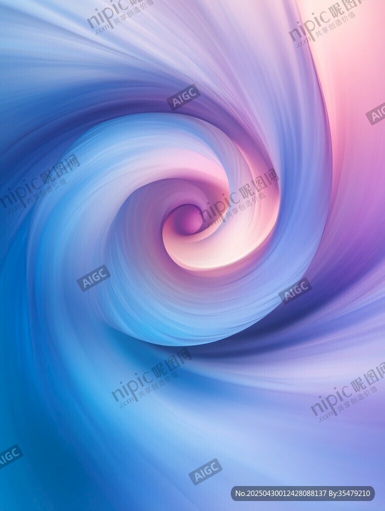夢(mèng)幻色彩旋渦抽象背景圖