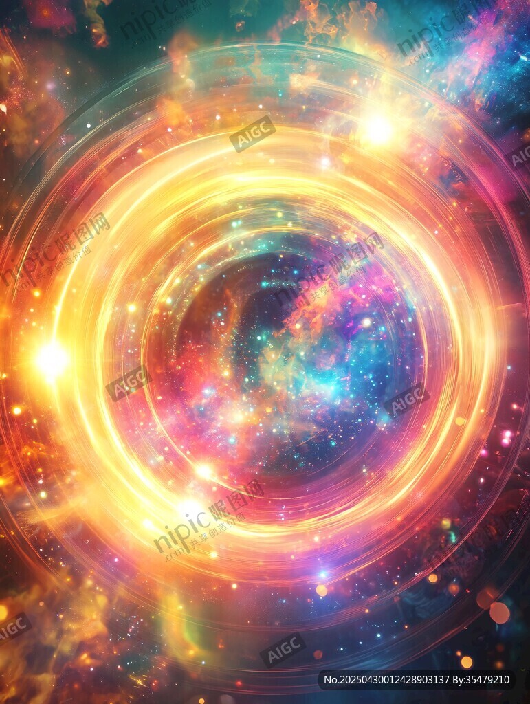 夢(mèng)幻絢麗宇宙能量漩渦