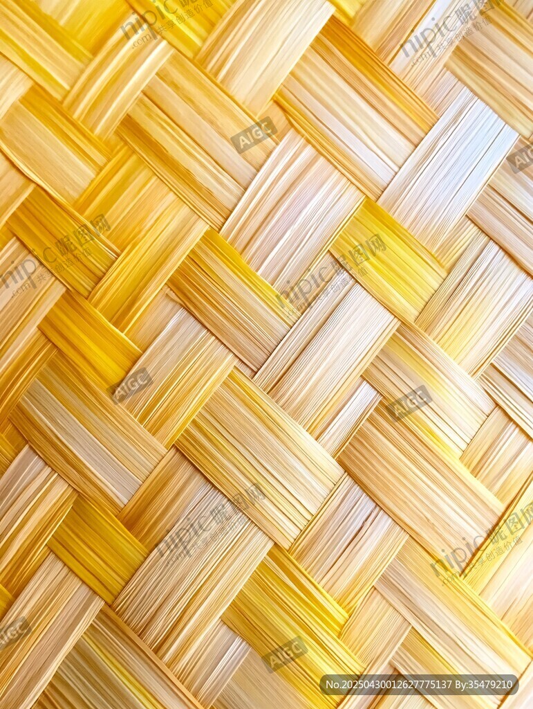 金黃交織的精美編織紋理