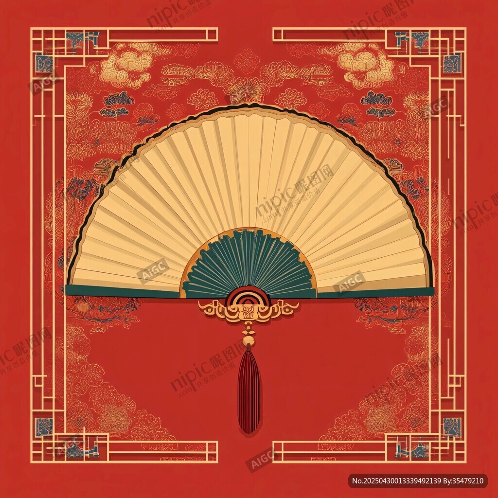 中式折扇 古典雅致之美