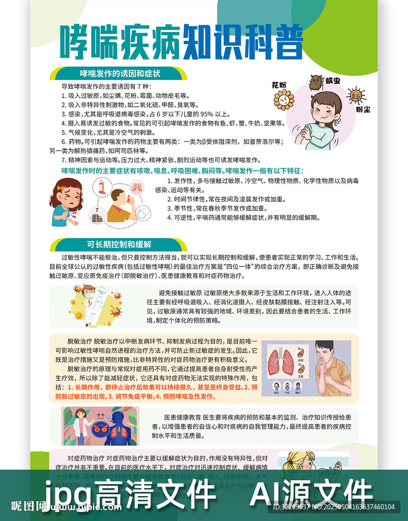 哮喘疾病知識科普