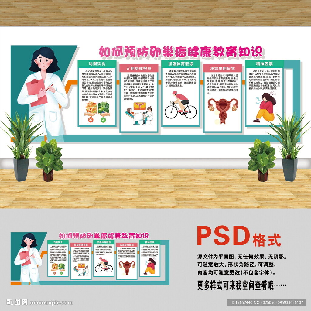 預防卵巢癌文化墻