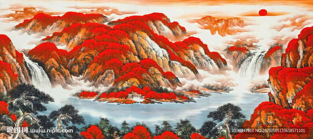 鴻運(yùn)當(dāng)頭國(guó)畫