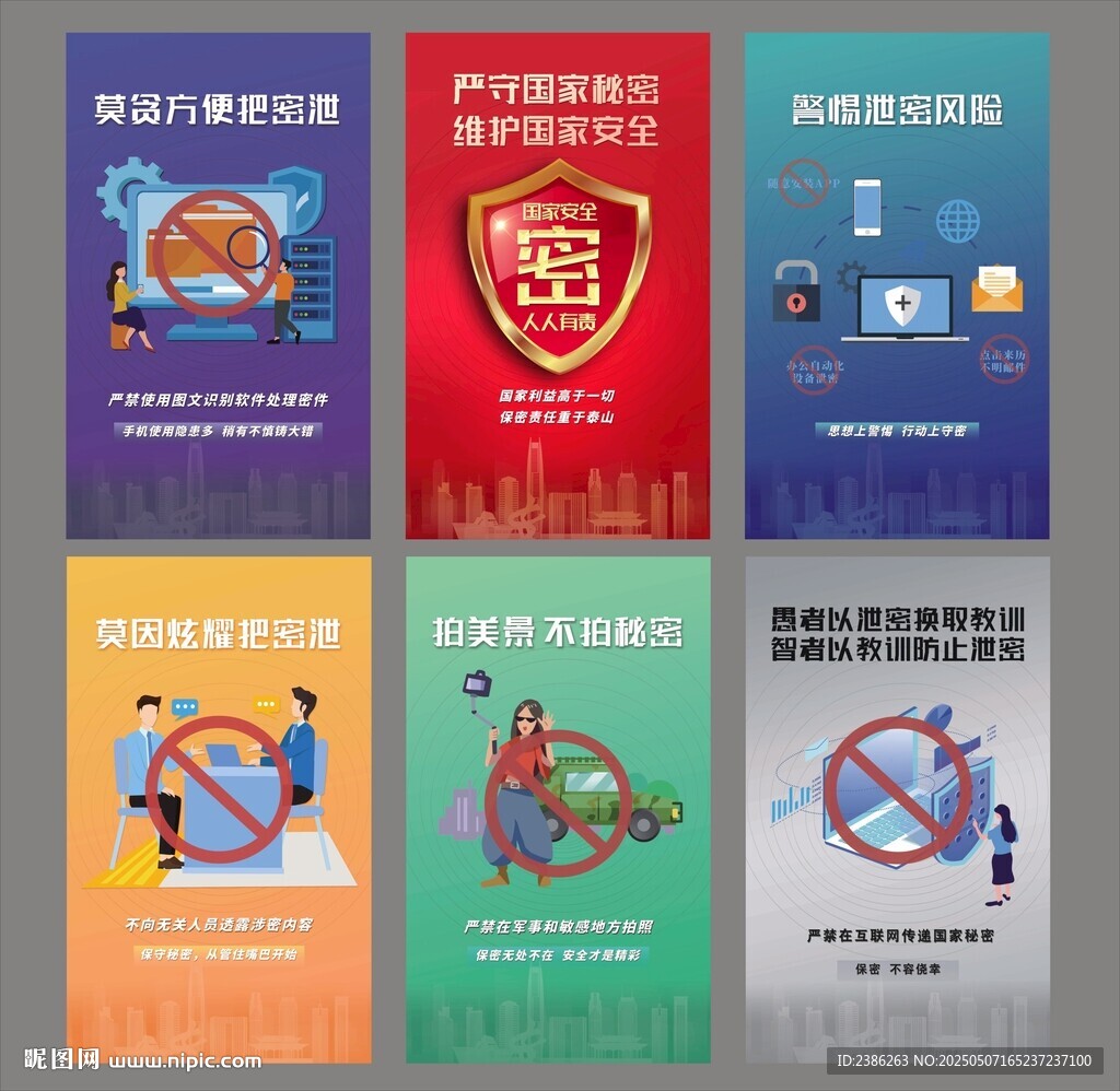 保密海報