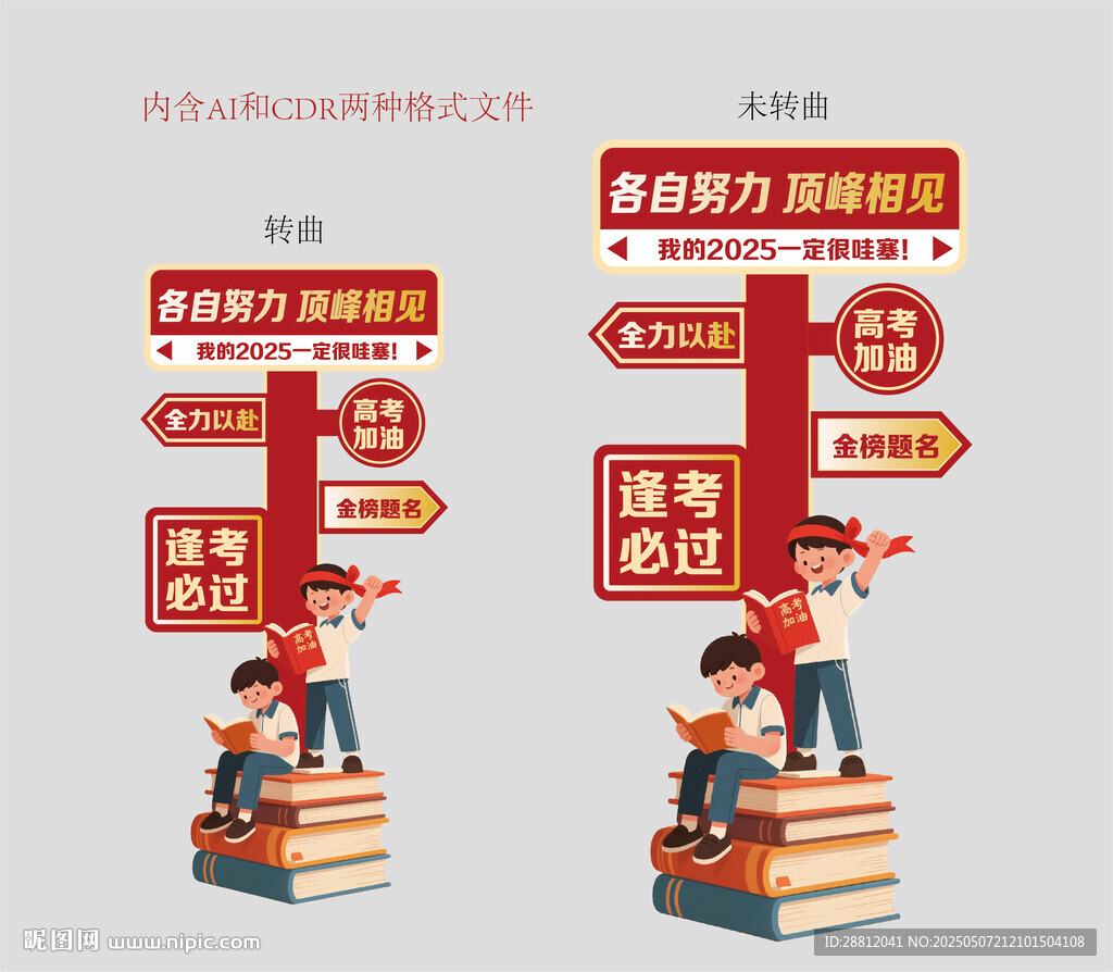 高考指示牌