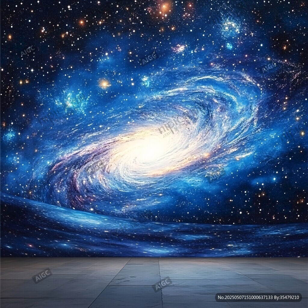 夢幻星系星空背景畫面