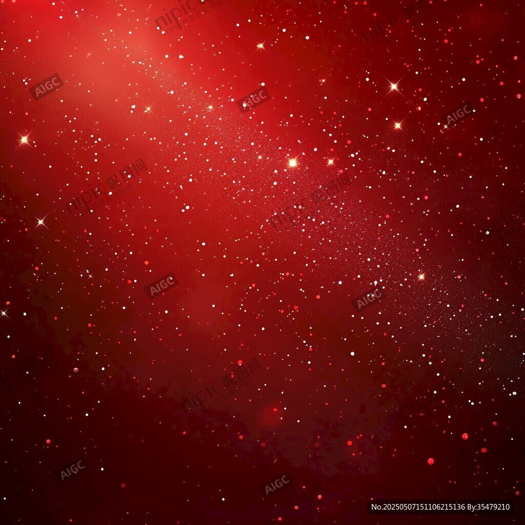紅色星空背景圖