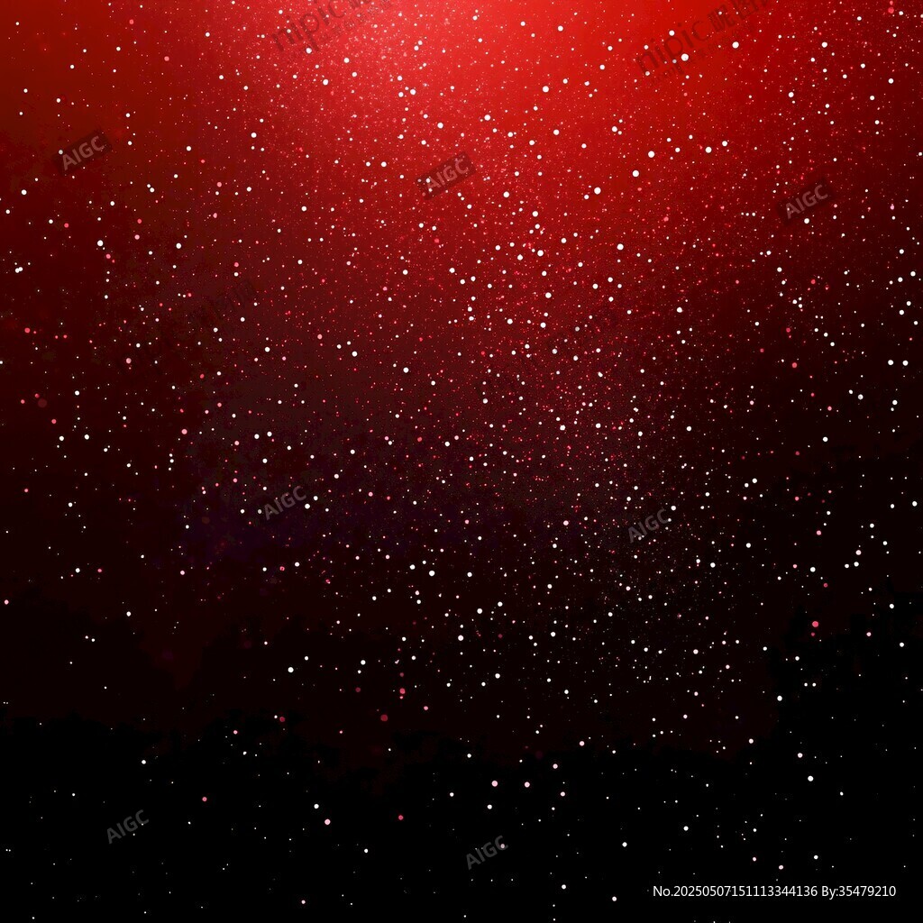 紅色漸變閃爍星光背景圖