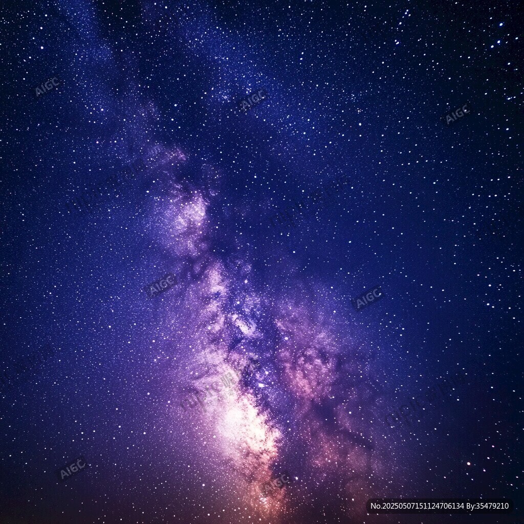 璀璨星河下的夢幻宇宙景觀